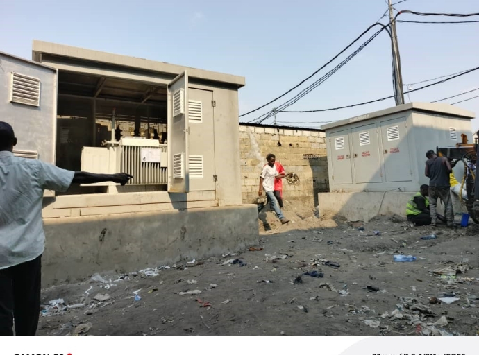 Renforcement de l’accès à l’électricité, Kinshasa : la SNEL installe une deuxième cabine Marques 22 à Bumbu